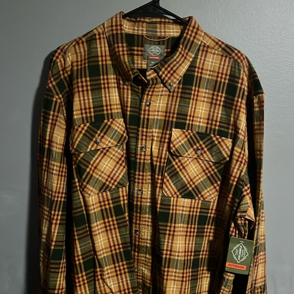 Men’s Flannel Shirt, Size 2XL Brand New with Tags